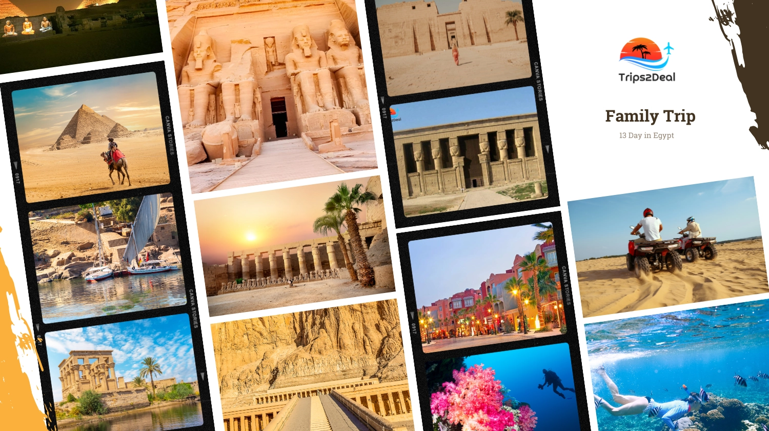 13-Tage-Reisepaket in Ägypten