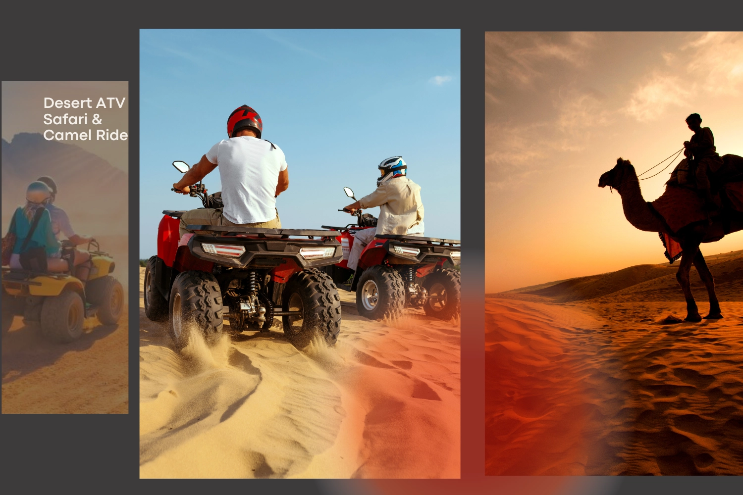 Hurghada: Wüsten-Safari ATV und Kamel-Abenteuer-Tour