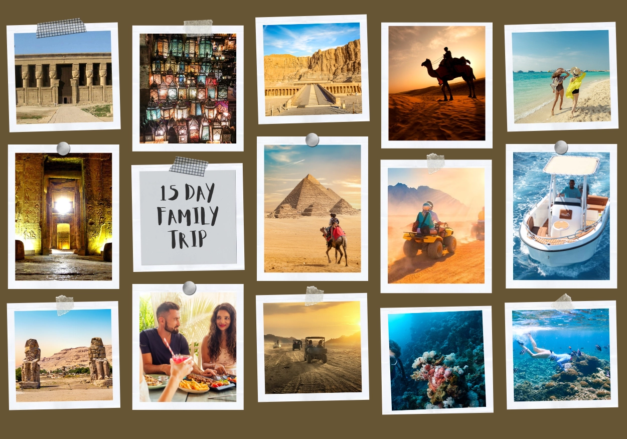 15 Days Family Tour Across the Corners of Egypt