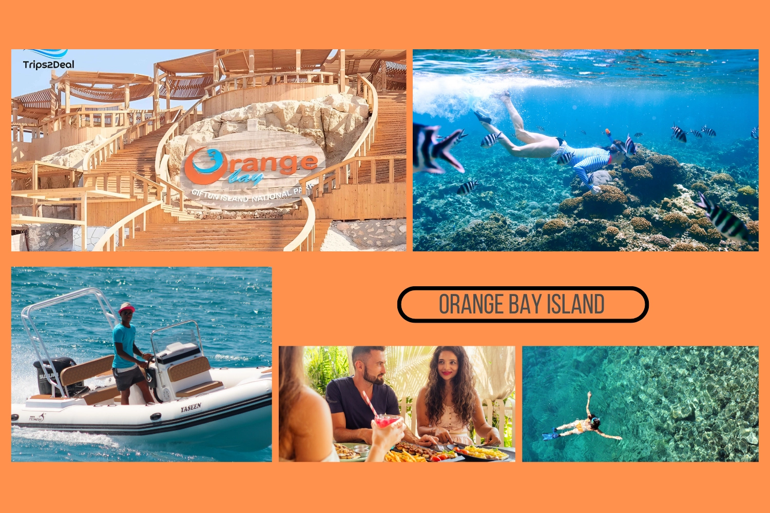 Hurghada : Orange Bay Snorkeling Trip with Lunch