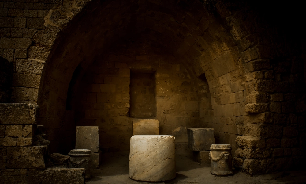 ancient style old tombs in egypt
